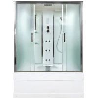 Душевая кабина 160x85x220 см Deto EM4516GM+EL матовое