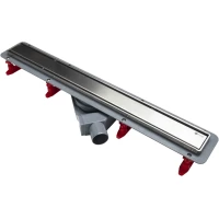 Душевой трап (лоток) Point Деметра PN50285 85 см, с решеткой, 2 в 1 под плитку, нержавеющая сталь