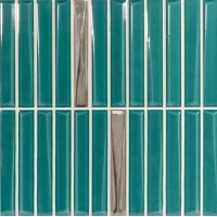 Декор Melody Turquoise Silver 20x20