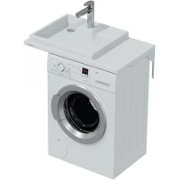 Раковина над стиральной машиной 80,8x50 см без кронштейнов L Санта Юпитер 900120