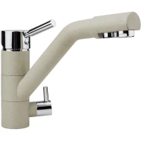 Смеситель для кухни с подключением к фильтру серый Ukinox UM1391 - 47