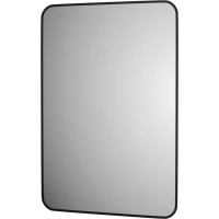 Зеркало Defesto Aura DF 2979 70x100 см, с LED-подсветкой, черный матовый
