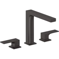 Смеситель для раковины Kludi Decus 54393N275 с донным клапаном, оружейная сталь матовый