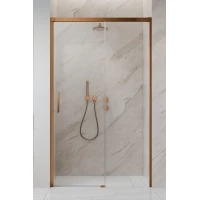 Душевая дверь Radaway Idea Brushed Copper DWJ 140 Right 387018-93-01R 140 см R, профиль медь матовая, стекло прозрачное