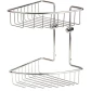 Полка угловая 20x20 см Veragio Baskets Cromo VR.GFT-9034.CR