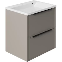 Тумба под раковину La Fenice Simpla FNC-01-SIM-C-60-2 60,4 см, подвесная, бежевый матовый