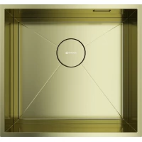 Кухонная мойка Omoikiri Kasen 48-26-INT-LG 4997057 48x45 см, светлое золото