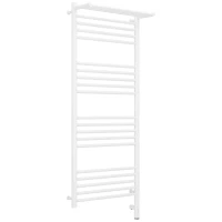 Полотенцесушитель электрический 1200x500 белый матовый МЭМ правый Сунержа Богема с полкой 3.0 30-5807-1250