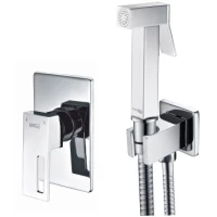 Гигиенический душ WasserKRAFT A15157 со смесителем, хром