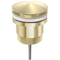 Донный клапан для раковины Feramolli Sole S083GL универсальный, золотой матовый