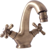 Смеситель для биде с донным клапаном Rav Slezak Morava Retro MK143.5SM