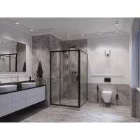 Душевой уголок 100x110 см Ambassador Forsa 17021216AB-110AB прозрачное