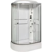 Душевая кабина 120x80x215 см Deto L520RGM прозрачное