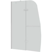 Шторка для ванны 110 см Grossman GR-102/2 прозрачное