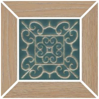 Вставка Kerama Marazzi Тровазо наборный бежевый матовый 13x13 ID153 