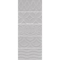 Плитка Kerama Marazzi Авеллино серый структура Mix 7,4x15 16018