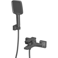 Смеситель для ванны Rush Thira TR3635-44Grey с душевым гарнитуром, серый графит