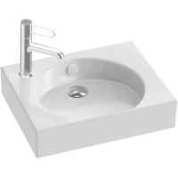 Раковина Jacob Delafon Odeon Rive Gauche EGN112-00 45x36 см, накладная, подвесная, белый