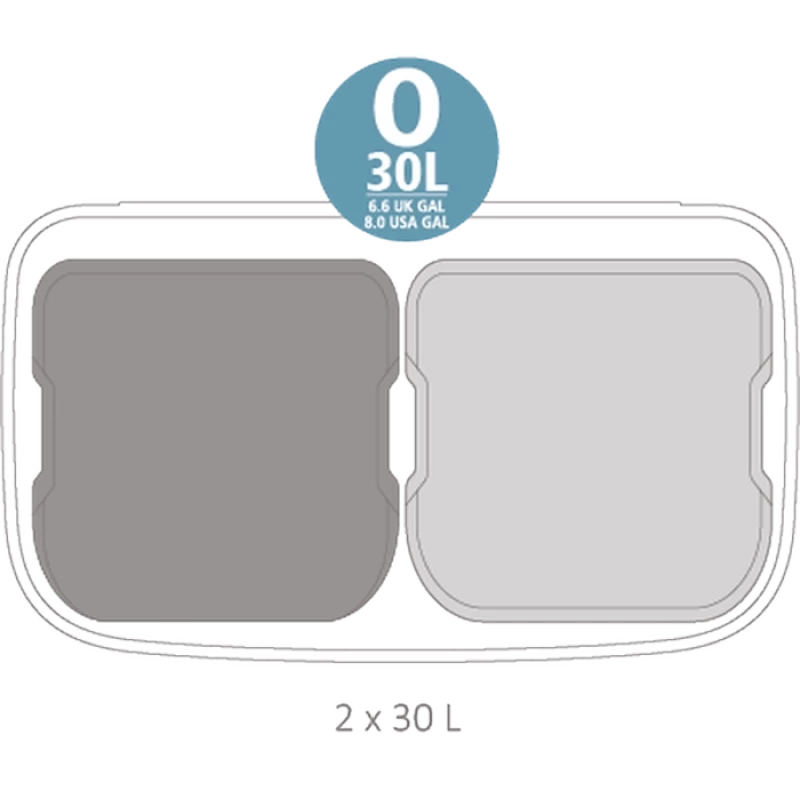 Мусорное ведро 2x30л Brabantia Touch Bin Bo 221460 Мусорное ведро 2x30л Brabantia Touch Bin Bo 221460