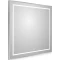 Зеркало BelBagno Kraft SPC-KRAFT-800-800-LED-TCH-WARM 80x80 см, с LED-подсветкой, сенсорным выключателем, антизапотеванием, алюминий - 2