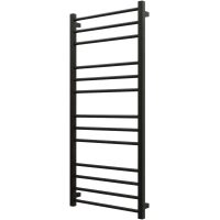 Полотенцесушитель электрический Grota Eco Classic 4620014139327 1200x530, ТЭН левый/правый, черный матовый