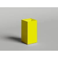 Раковина Salini S-Sense Armonia Square Top 01 130511TGF 46x46 см, напольная, покраска по RAL глянец полностью