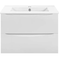 Тумба под раковину Vincea Mia Slim VMC-2MC600S1GW 60,5 см, подвесная, белый глянец