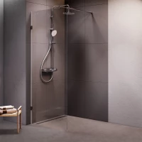 Душевая перегородка Am.Pm X-Joy W94UWI-80-F1-MTE 80,1 см, профиль матовый хром, стекло прозрачное