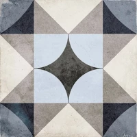 Декор Art Nouveau Palais Blue 20x20