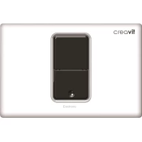 Кнопка смыва Creavit FP8002.00 для инсталляции, сенсорная, питание от батареи, белый