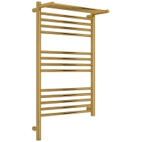 Полотенцесушитель электрический Сунержа Богема с полкой 3.1 03-6006-8050 800x500, МЭМ левый, золотой