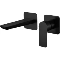 Смеситель для раковины Berges Ventas S 076008 встраиваемый, черный матовый