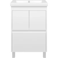 Тумба белый глянец 55,3 см Misty Алиса Э-Али01058-0112Я