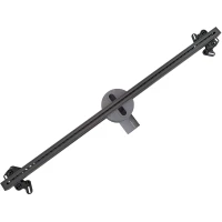 Душевой трап (лоток) Knotlor Core SDRS0800GM 80 см, с решеткой, щелевой, вороненая сталь