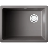 Кухонная мойка Omoikiri Artgranit Kata 56-U/I Side-GR 4997585 56x43 см, ленинградский серый