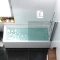 Шторка для ванны 79,5 см Damixa Skyline DX35WBS-D080-140MT прозрачное - 4