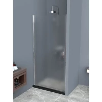 Душевая дверь 80 см BelBagno UNO-B-1-80-P-Cr текстурное стекло