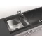 Кухонная мойка Tolero Ceramic Glass нержавеющая сталь/черный TG-500 - 2