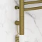Полотенцесушитель электрический 1000x300 состаренная бронза МЭМ левый, перемычка прямая Сунержа Богема 3.0 05-5804-1030 - 3
