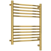 Полотенцесушитель электрический 600x500 золотой МЭМ правый Сунержа Флюид 3.0 03-5821-6050