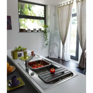 Изображение товара кухонная мойка franke acquario line aex 610 полированная сталь 101.0198.559