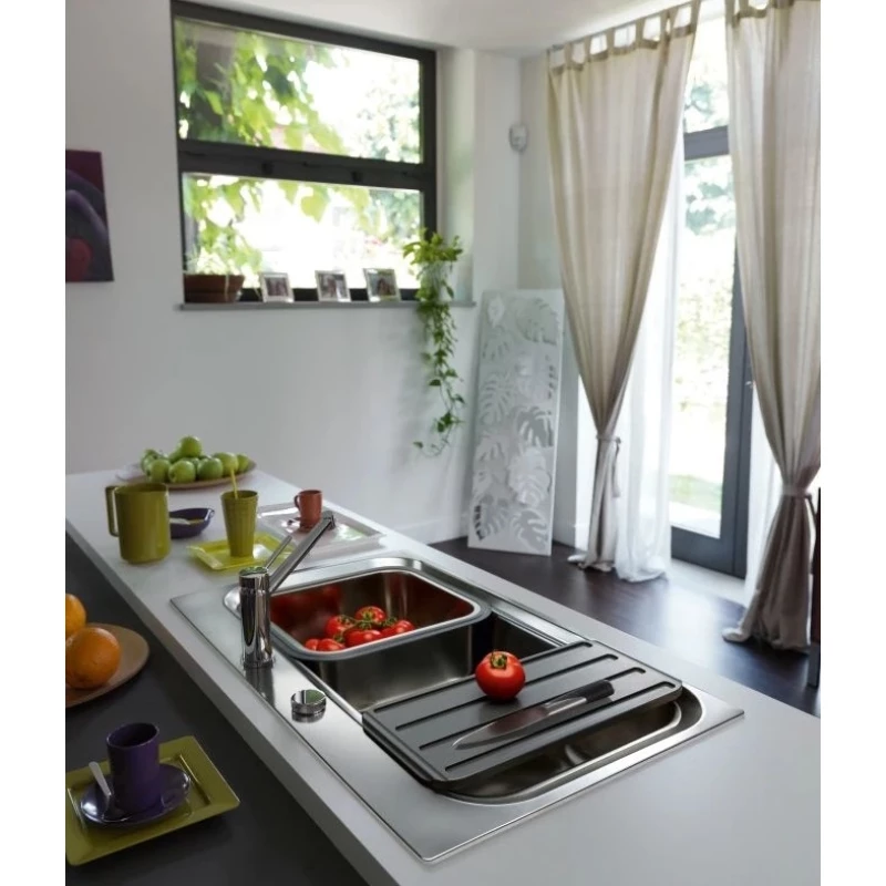 Кухонная мойка Franke Acquario Line AEX 610 полированная сталь 101.0198.559