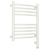 Полотенцесушитель электрический 500x400 белый глянец МЭМ правый, перемычка выгнутая Сунержа Богема 3.0 12-5803-5040