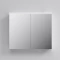 Зеркальный шкаф 80x68 см белый глянец Am.Pm Spirit M70MCX0801WG - 3