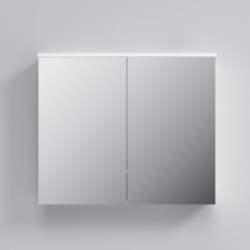 Зеркальный шкаф 80x68 см белый глянец Am.Pm Spirit M70MCX0801WG