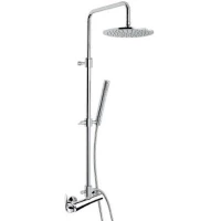 Душевая система Emmevi 9100281CR 250 мм, со смесителем, хром