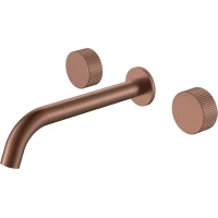 Смеситель для раковины Boheme Stick Linea 152-2-BRB.3 встраиваемый, бронза матовая
