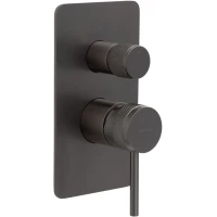 Смеситель для ванны Allen Brau Priority 5.31011-MG встраиваемый, графит матовый