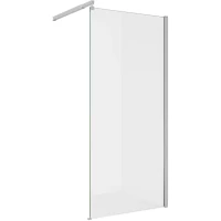 Душевая перегородка Alex Baitler AB29100S1 100 см, профиль хром, стекло прозрачное