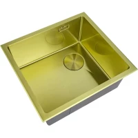 Кухонная мойка Zorg LUX 4844 GOLD 48x44 см, золотой матовый